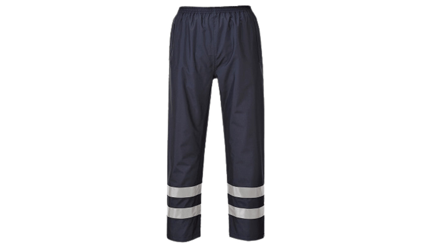 Portwest S481 Navy Abrasion Resistant Hi Vis Trousers Leg Length 43in