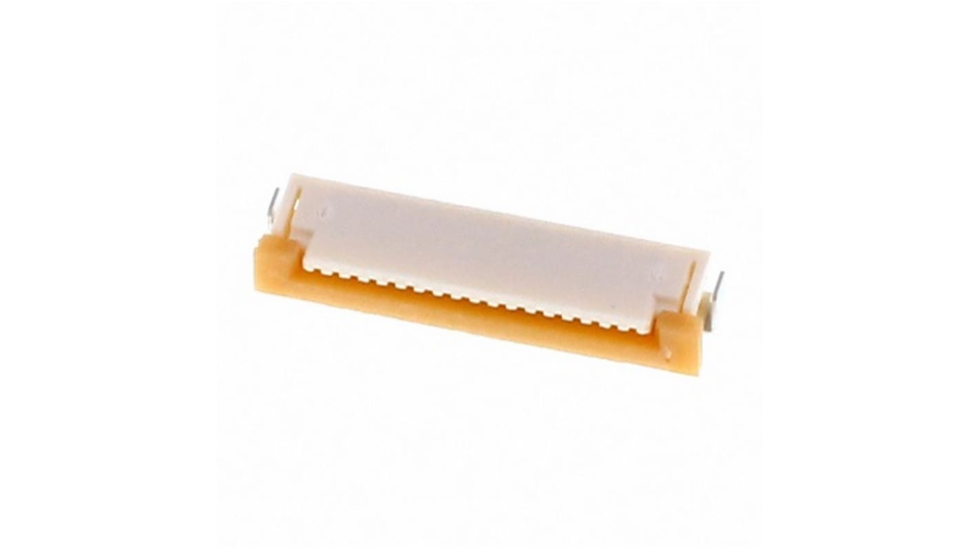 Connettore FPC Molex, 18 via/e , passo 1mm, Femmina, Montaggio superficiale