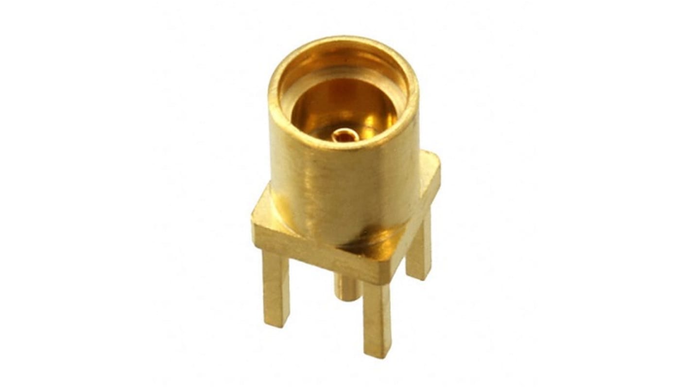 Molex, Jack Through Hole Micro Miniature Coaxial Connector, Solder Termination, Straight Body