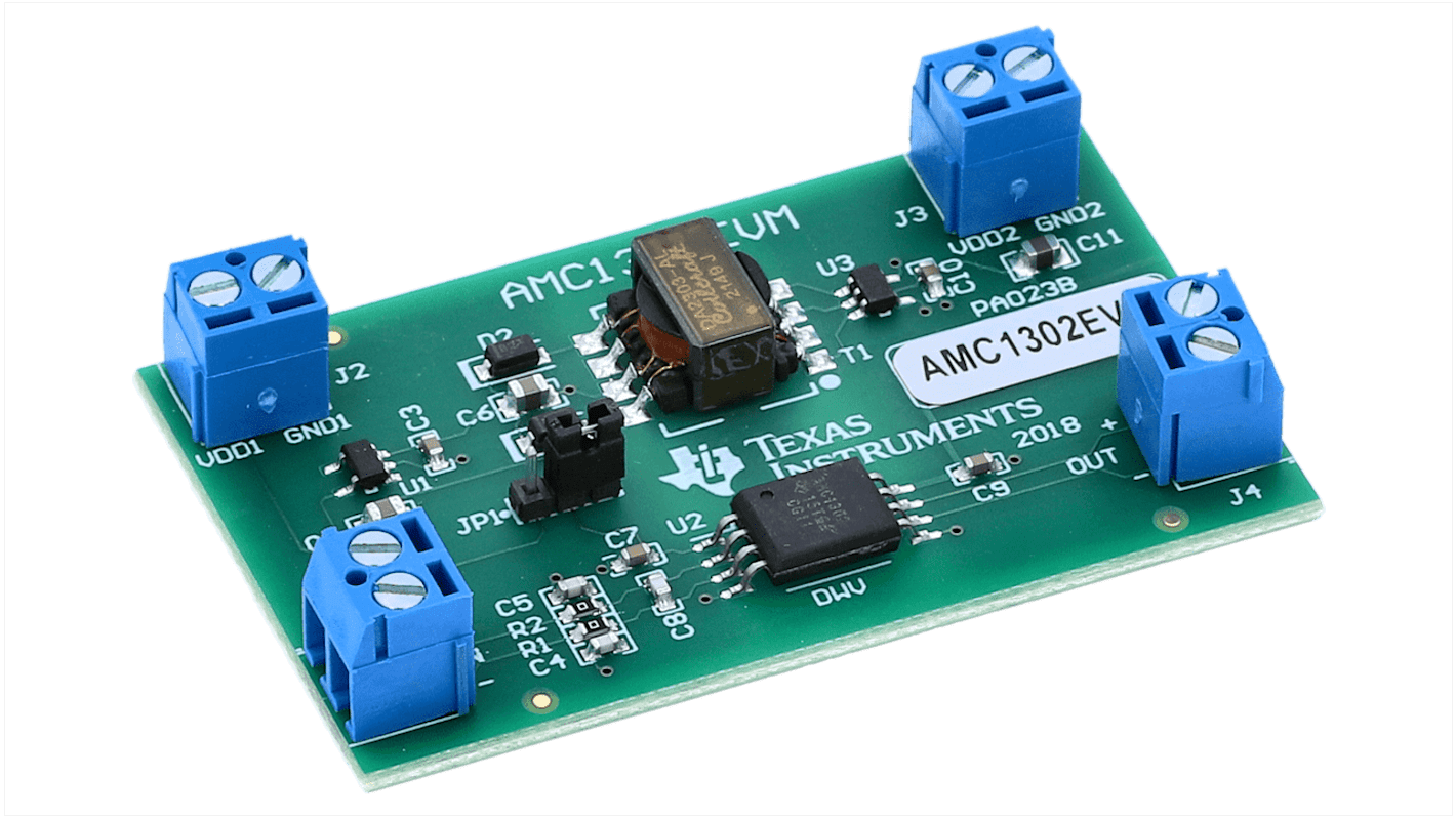 Texas Instruments AMC1302EVM, Amplifier IC Development Kit Isolation Amplifier Evaluation Module for AMC1302 for AMC1302