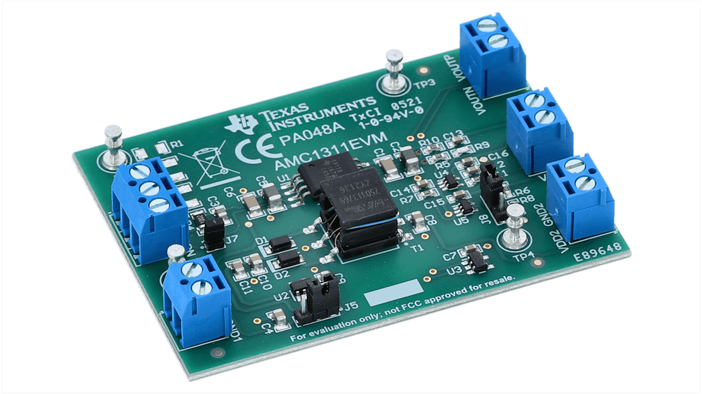 Texas Instruments AMC1311EVM, Amplifier IC Development Kit Isolation Amplifier Evaluation Module for AMC1311 for AMC1311