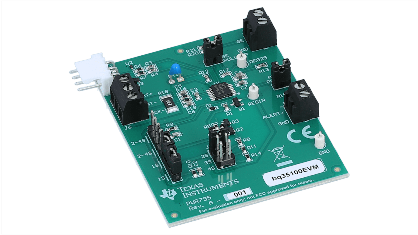 Texas Instruments Power Management IC Development Kit Battery Monitoring for BQ35100 for BQ35100