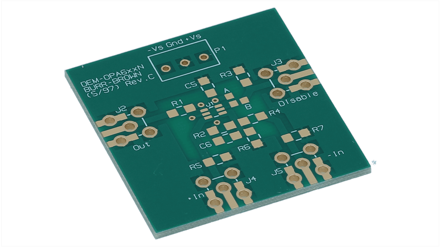 Texas Instruments DEM-OPA-SOT-1A, Amplifier IC Development Kit Operational Amplifier Evaluation Module for SOT23-5/6