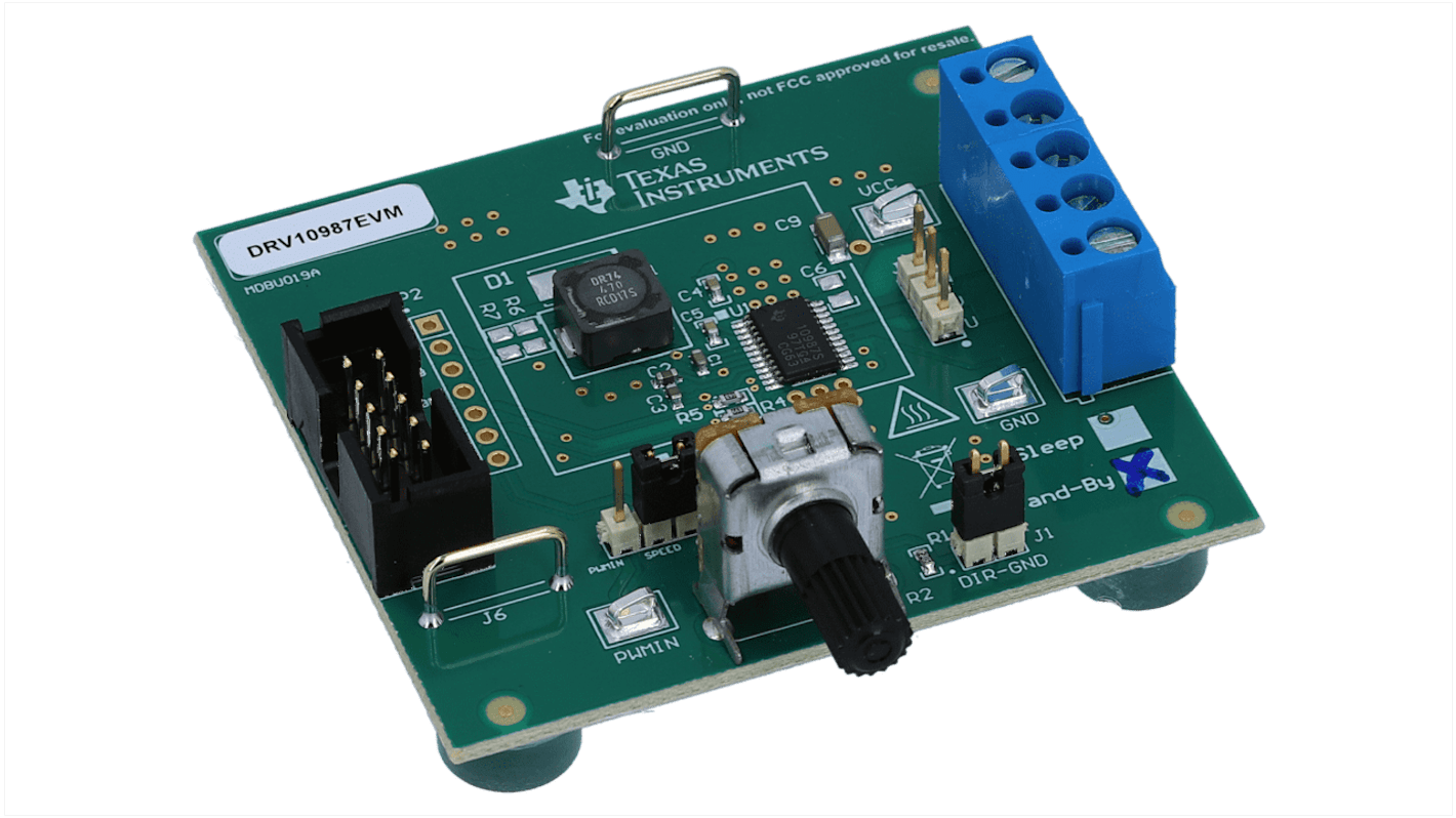 Texas Instruments 電源,モーター / ロボティクス開発ツール, モーター評価キット, BLDCモータ, DRV10987 用, DRV10987EVM