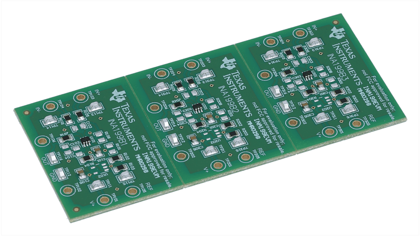 Texas Instruments INA199EVM, Amplifier IC Development Kit Current Sensing Amplifier Evaluation Module for INA199 for