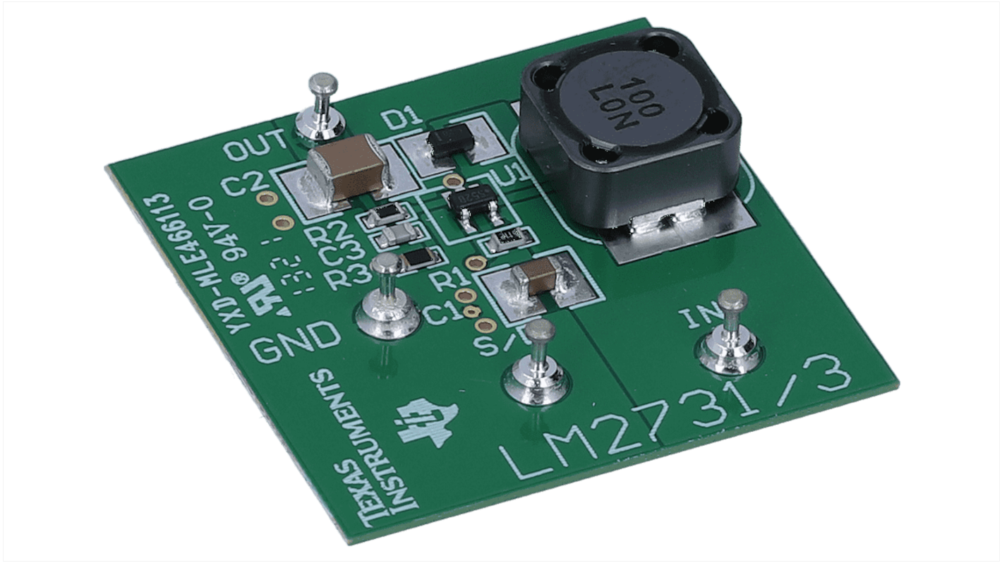 Texas Instruments 電源IC 開発キット, 評価モジュール, ブーストコンバータ, LM2733 用, LM2733YEVAL/NOPB