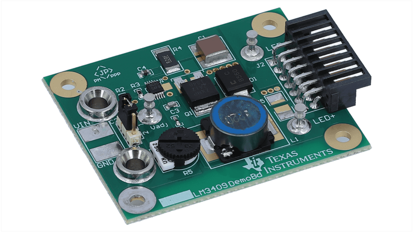 Texas Instruments LED 驱动器演示板, LED Lighting Development Kit, 用于LM3409