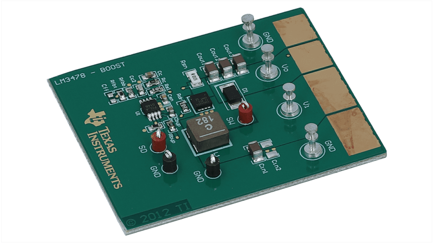 Placa de evaluación Controlador de corriente Texas Instruments Power Management IC Development Kit - LM3478EVAL/NOPB