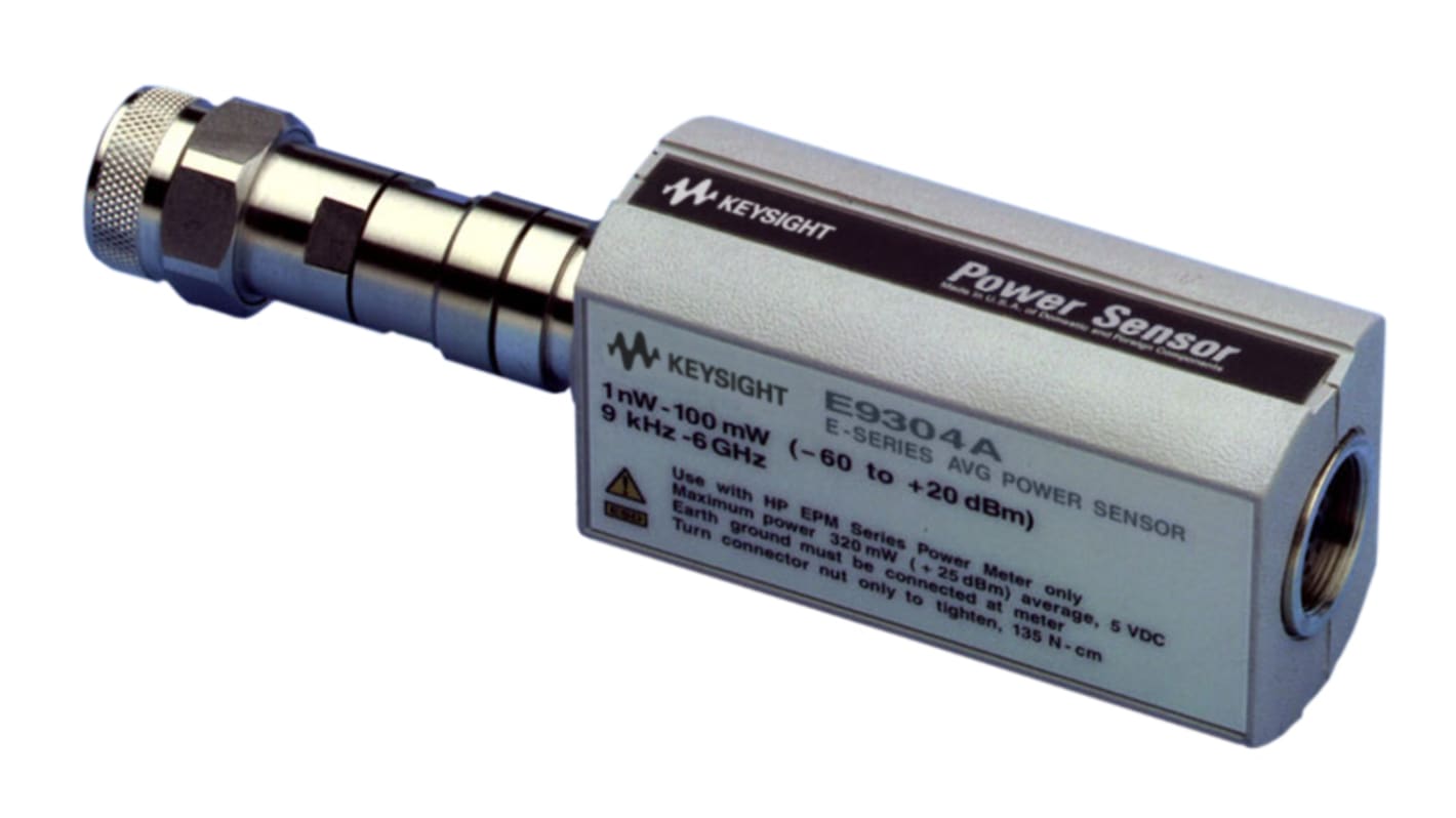 Keysight Technologies 射频功率传感器, 最大频率6GHz, 最小频率10 mhz, 0.2dB, N 型插入式