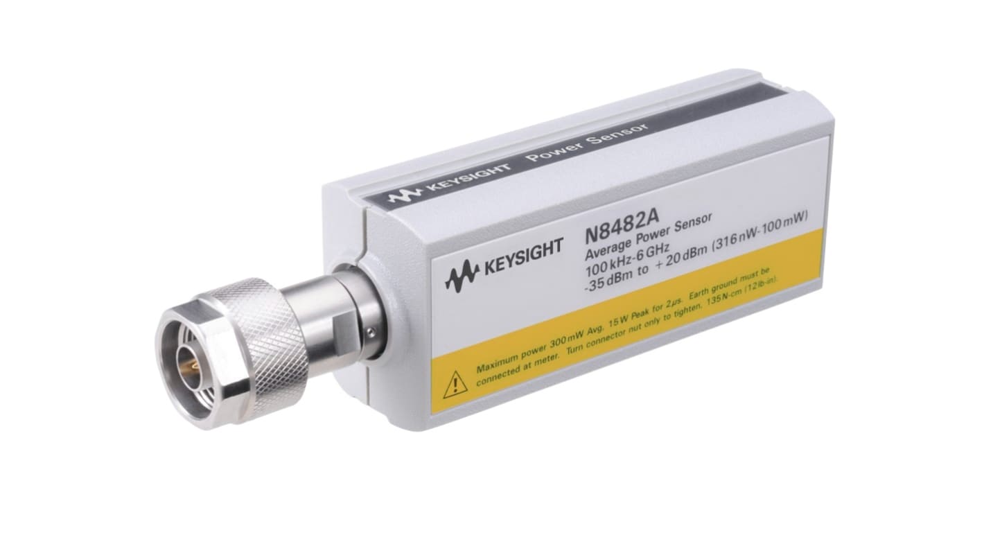 Keysight Technologies 射频功率传感器, 最大频率6GHz, 最小频率100 kHz, 0.2dB, N 型插入式
