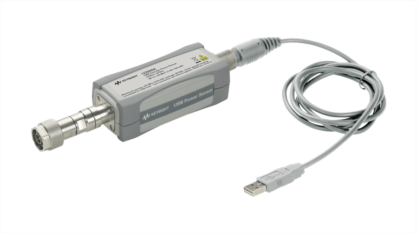 Keysight Technologies 射频功率传感器, 最大频率18GHz, 最小频率10 mhz, -0.2dB, N 型插入式