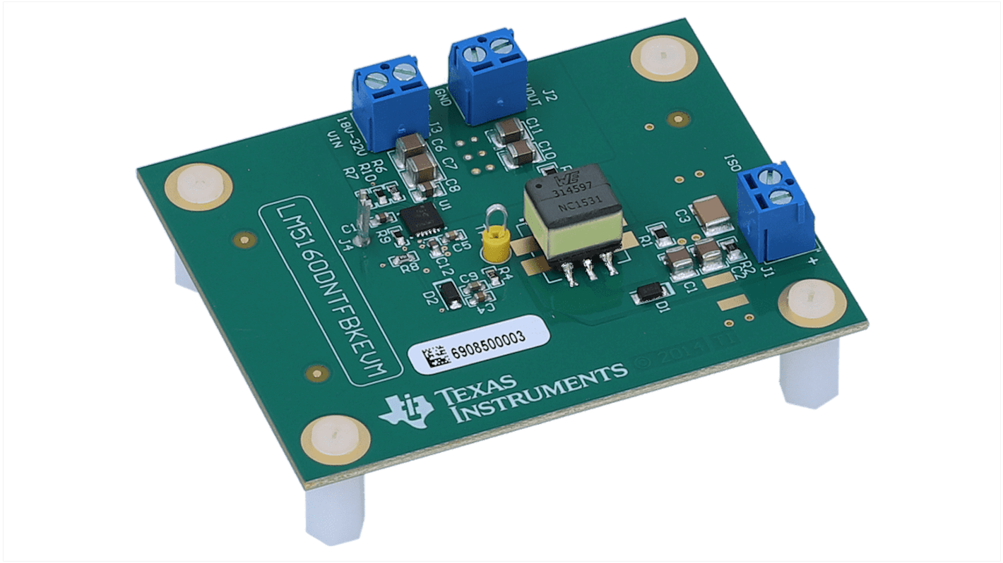 Texas Instruments Fly-Buck Isolated Bias Supply Evaluation Board Flyback Converter for LM5160 for LM5160