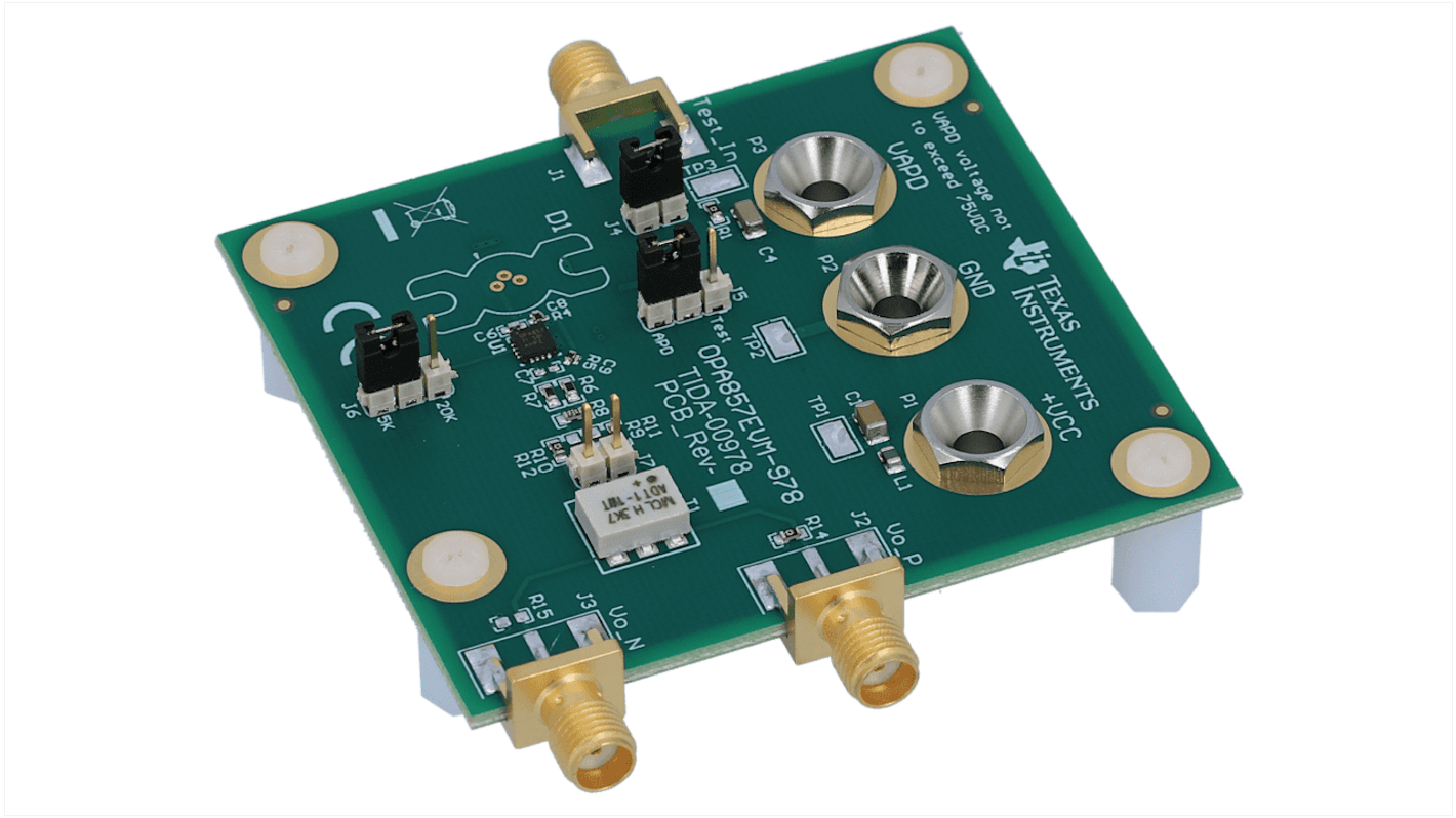 Texas Instruments OPA857EVM-978, Amplifier IC Development Kit Evaluation Board Evaluation Module for OPA857 for OPA857