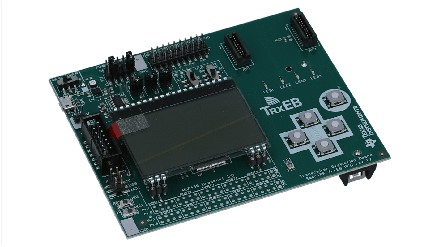 Texas Instruments Development Kit, 2.4GHz Entwicklungsplatine für Leistungsarme HF-Transceiver, HF-Transceiver