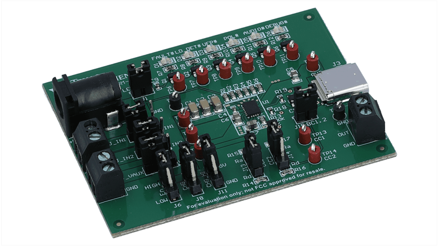 Texas Instruments 评估模块, USB Power Development Kit, 用于TPS25810