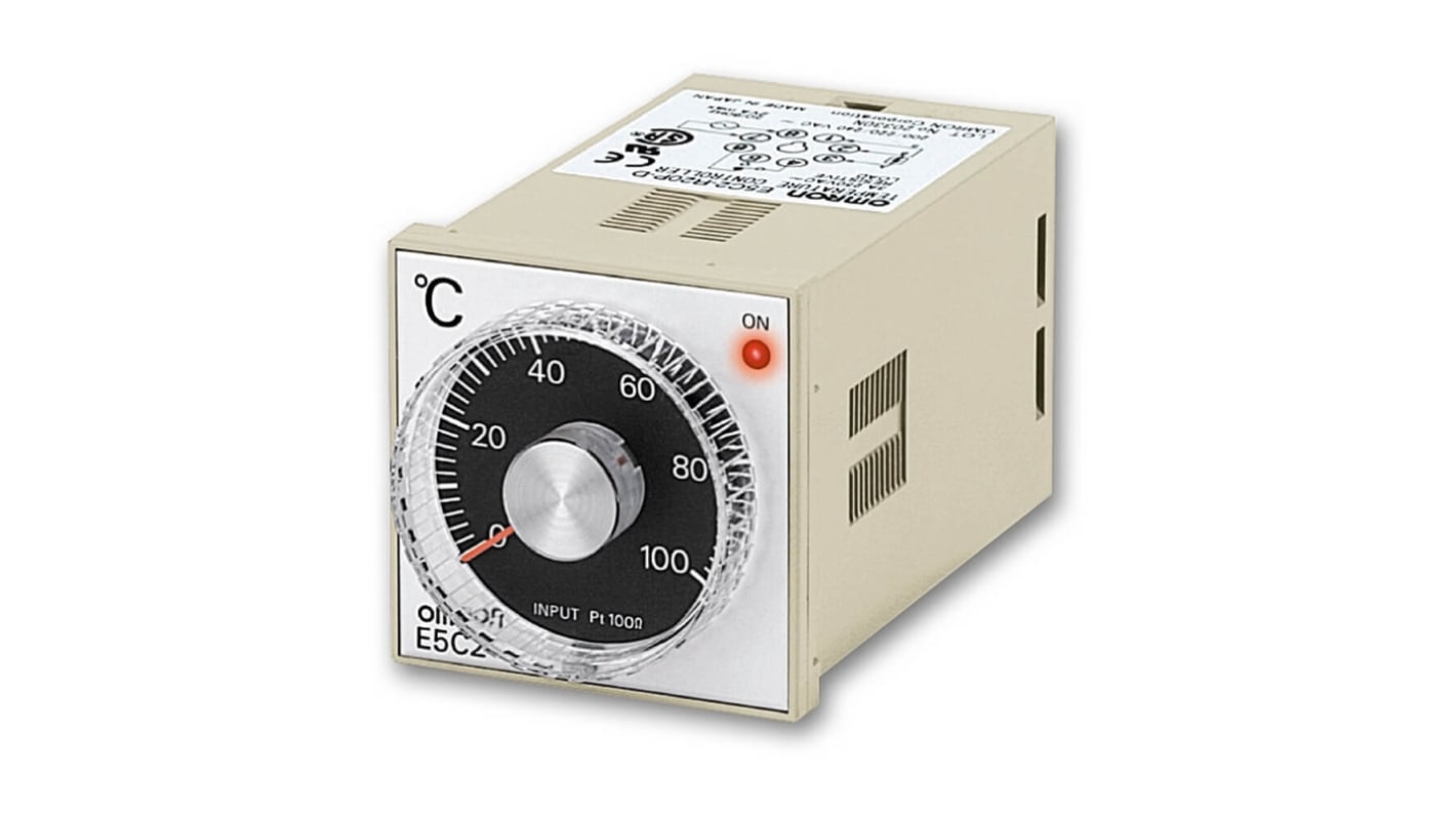 Rs-Online Controller Omron E5C2 100 → 240 V c.a. 48 x 48mm 1 uscita Relè