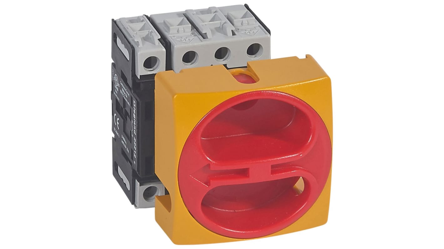 Legrand 4 Pole Panel Mount, Screw Mount Switch Disconnector - 25A Maximum Current, 10kW Power Rating