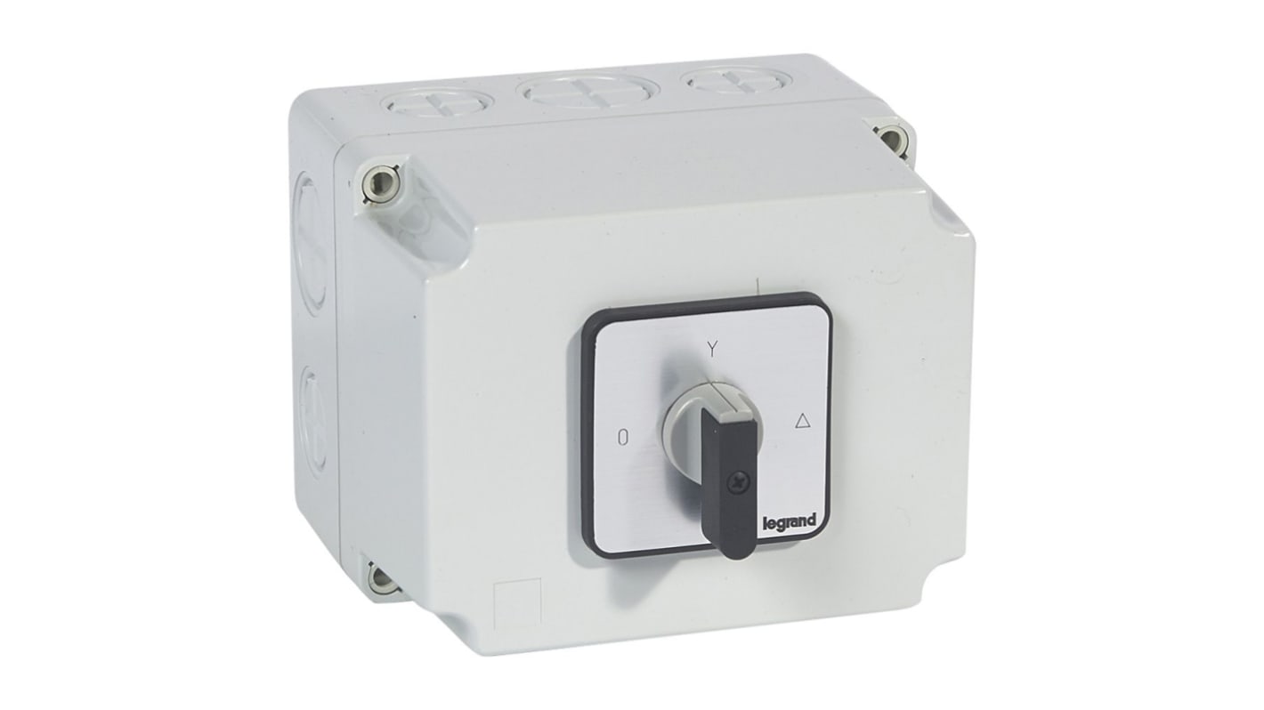 Przełącznik krzywkowy 3-pozycyjny Legrand 90° 50A 690V (Volts)