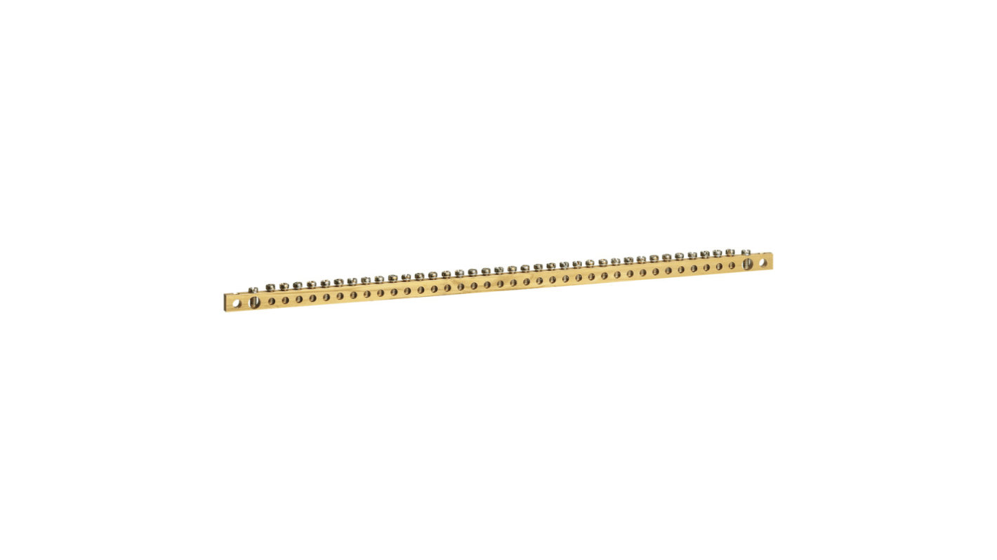 Legrand Brass Rectangular Bar, 6.5mm W, 12mm H, 416mm L