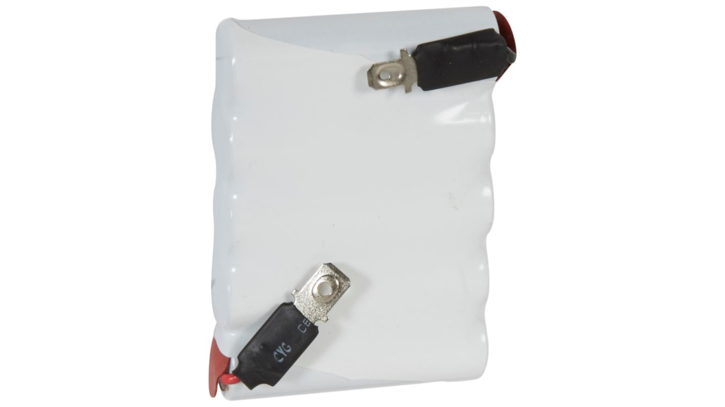 Batteria ricaricabile Legrand, 5 celle, 6V, 600mAh, NiCd