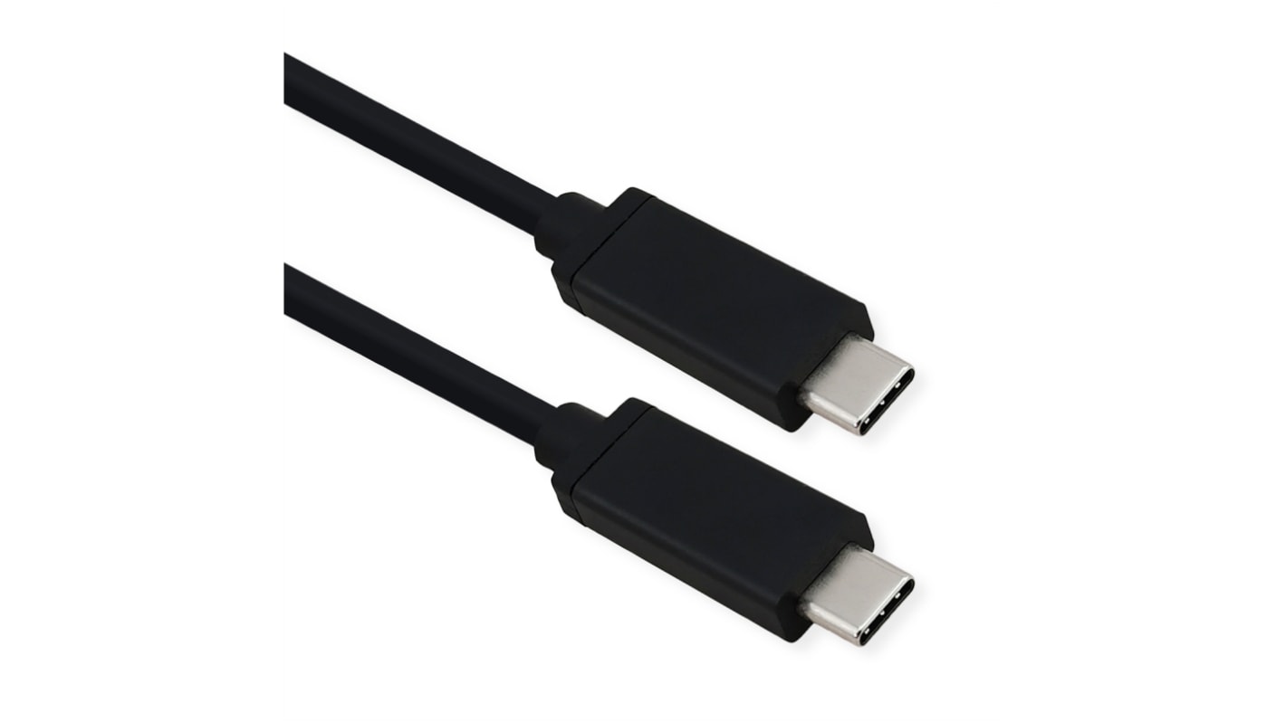 Roline USB 4.0, Male USB C to Male USB C, 0.5m