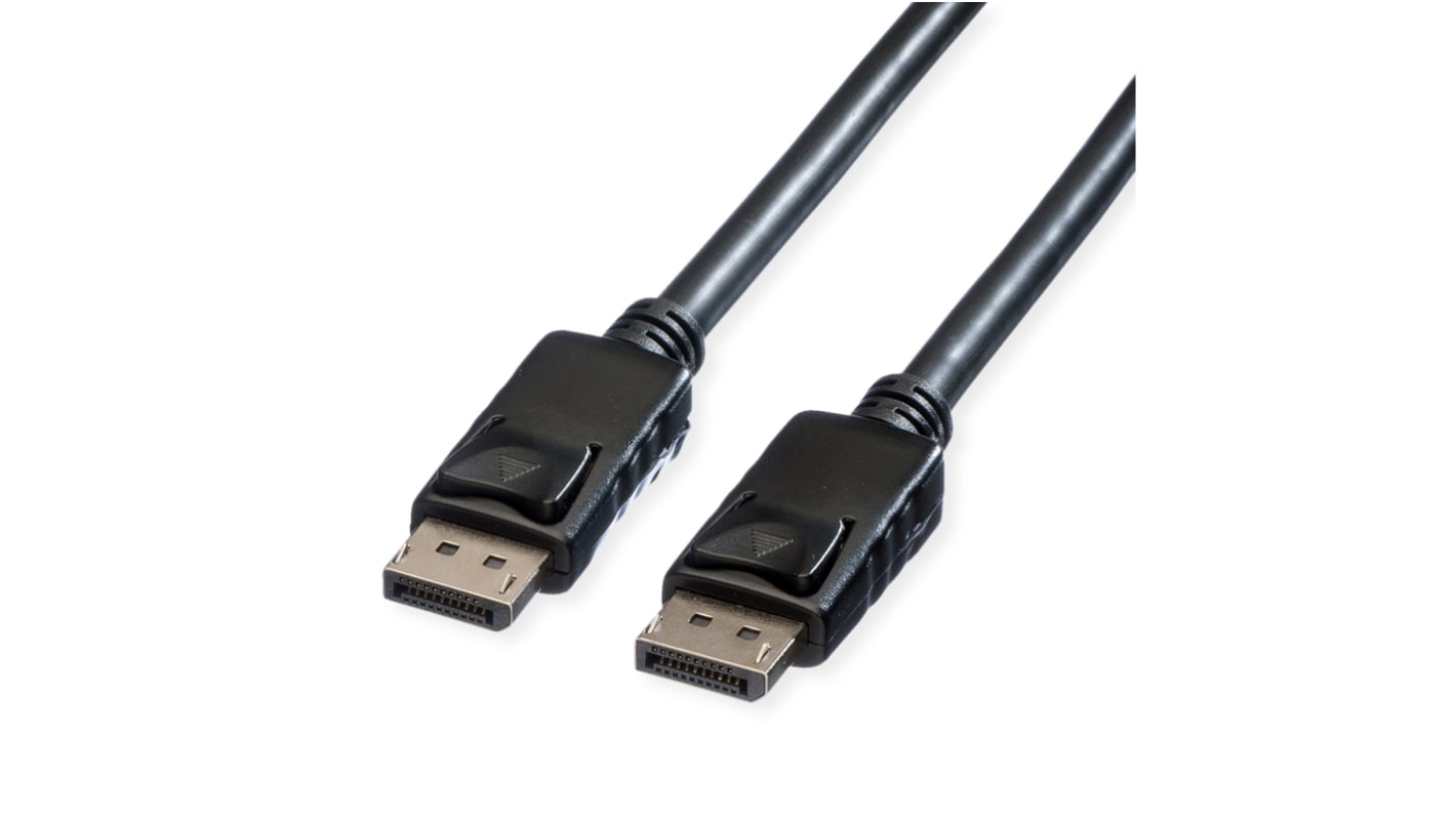 Roline Male DisplayPort to Male DisplayPort Display Port Cable, 4096 x 2560, 1.5m