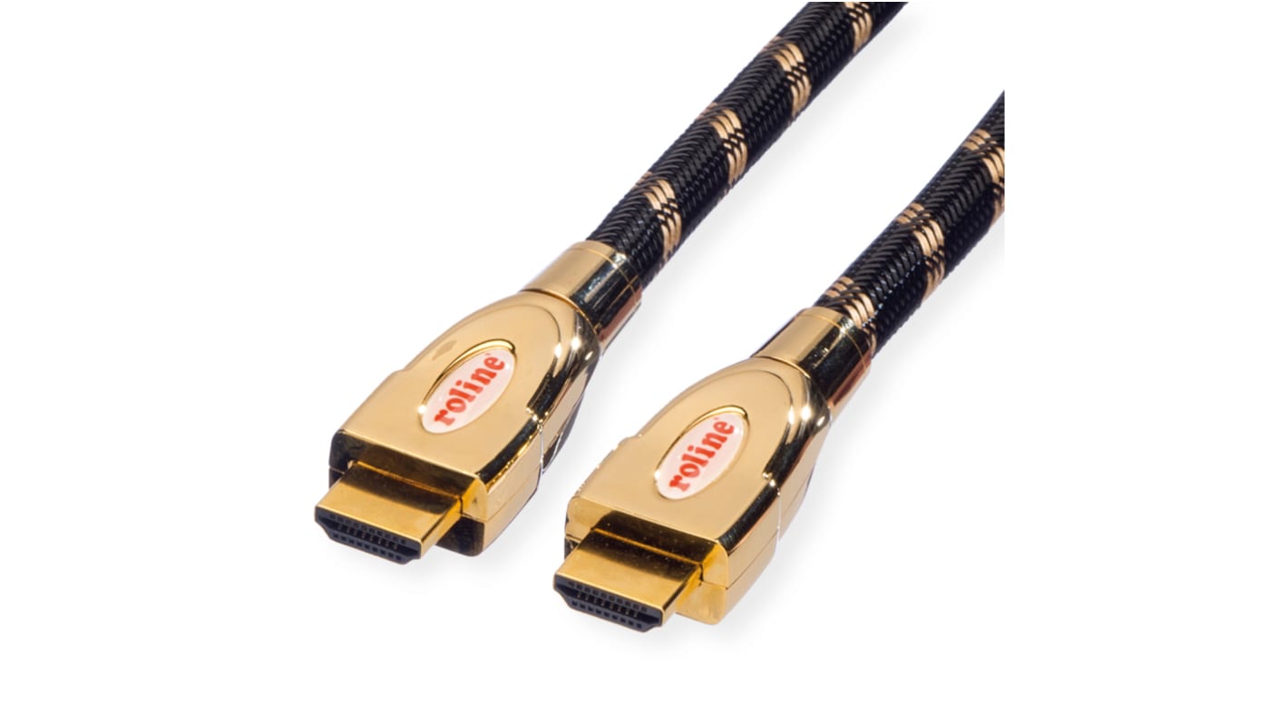 Roline, 1.5m Male HDMI to Male HDMI High Speed 3840 x 2160