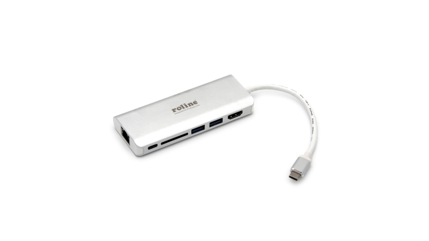 Stacja dokująca, magistrala: USB-C, 3840 x 2160, USB: 6, typ: USB C, standard: USB 3.2
