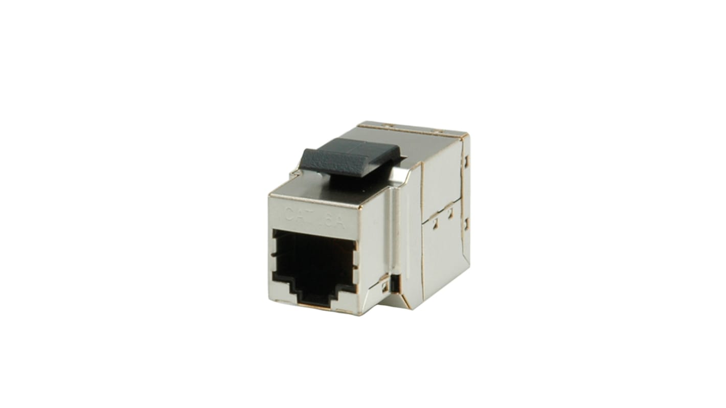 Accoppiatore modulare Keystone Roline, RJ45, Cat6a, 1 porta, schermato