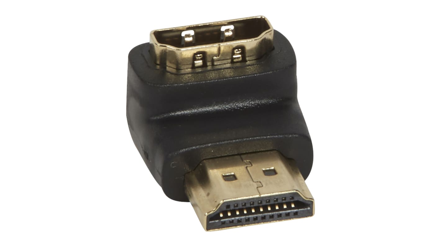 Legrand Right Angle HDMI Adapter, Male HDMI to Female HDMI