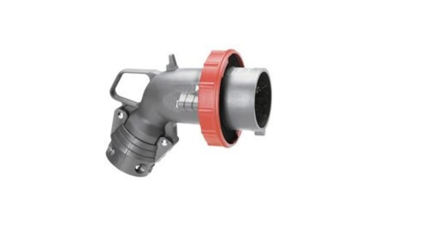 Legrand, Hypra IP67 Red 3P + N + E Angled Industrial Power Plug, Rated At 32A, 415 V No