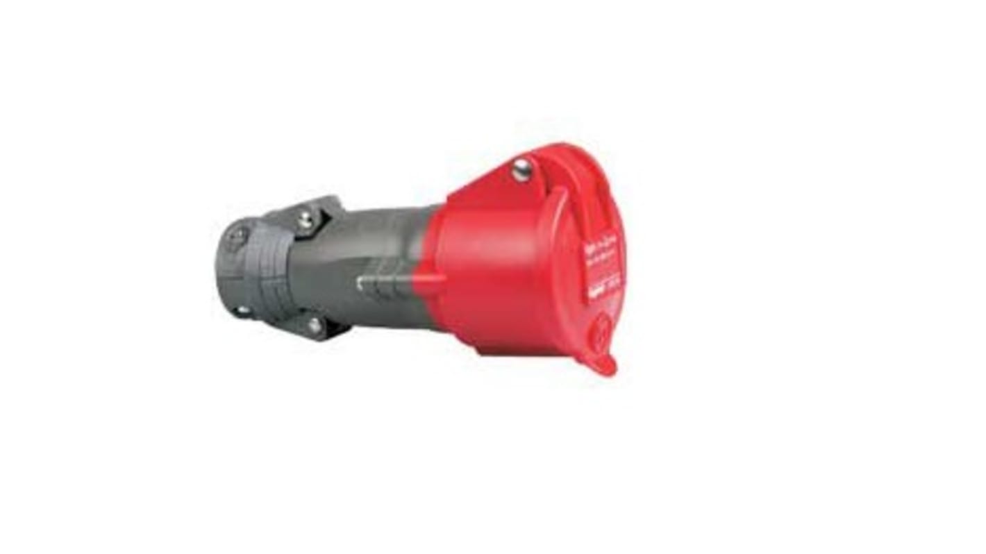 Legrand, Hypra IP44 Red 3P+E Industrial Power Socket, Rated At 63A, 415 V No