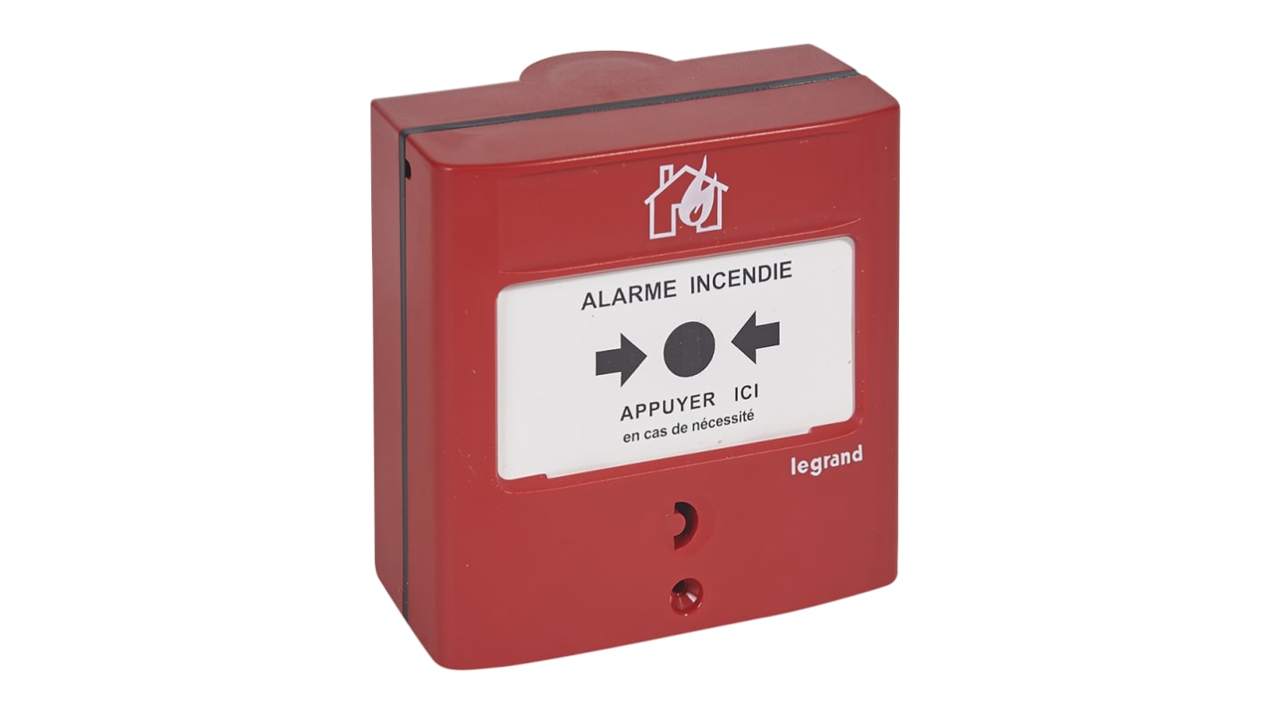 Pulsador de alarma Rojo Legrand