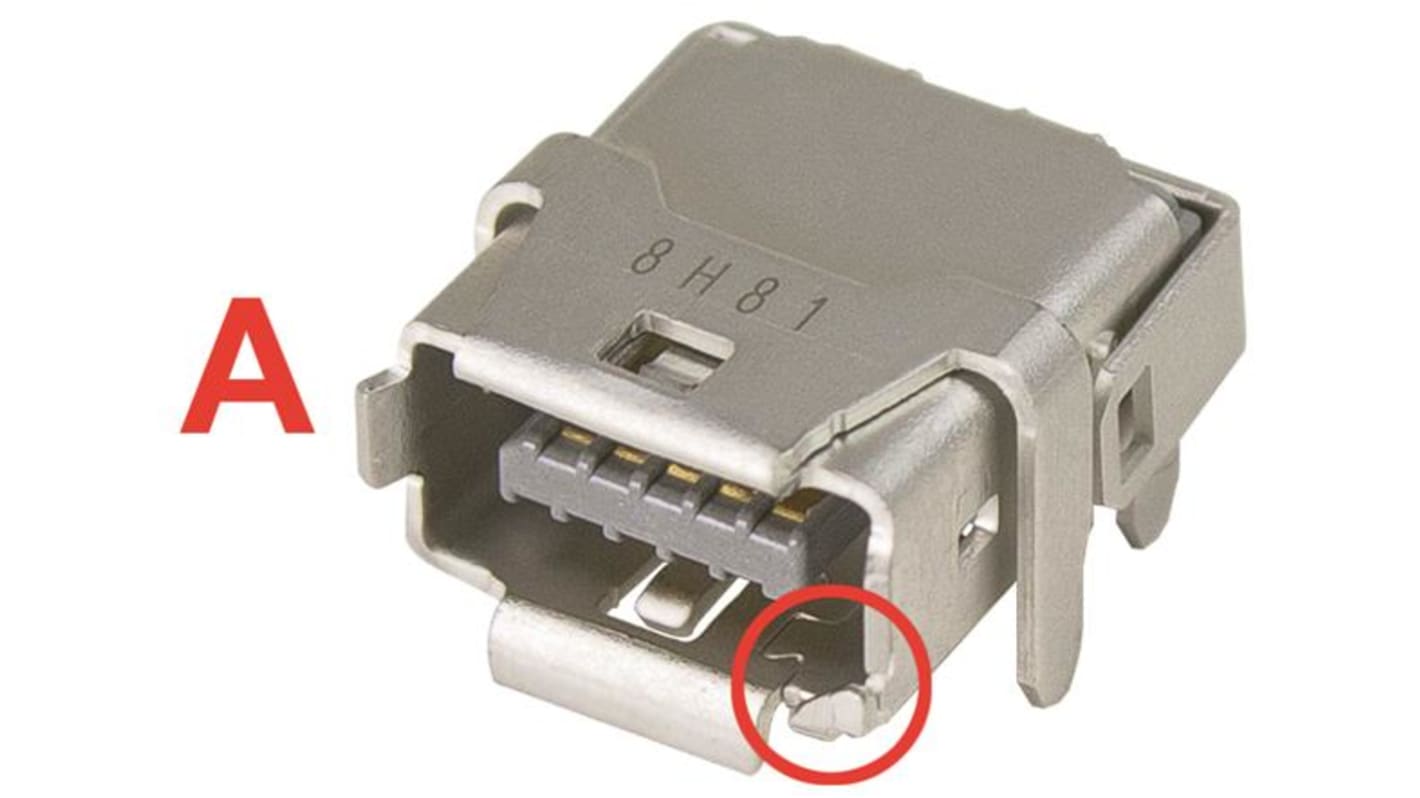 HARTING IX Industrial Series Female Ethernet Connector, PCB Mount, Cat6a 1 Port 10 -Way