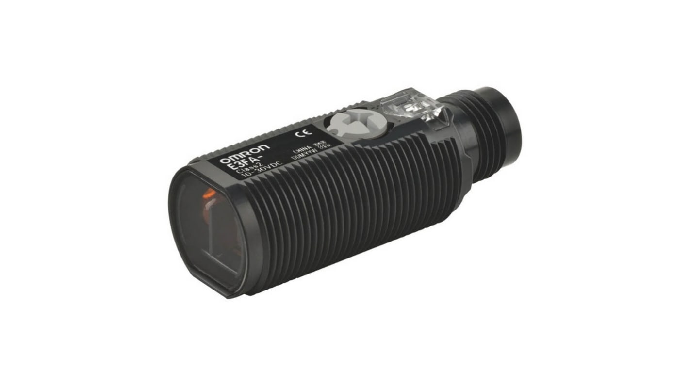 Rs-Online Sensore fotoelettrico Cilindrico Omron a diffusione rilevamento 300 mm uscita PNP