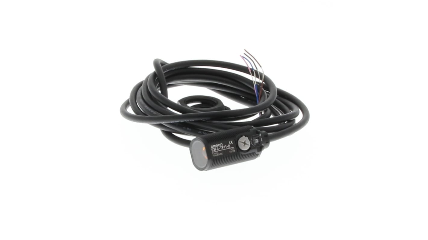 Rs-Online Sensore fotoelettrico Cilindrico Omron a fascio passante rilevamento 200 mm uscita PNP