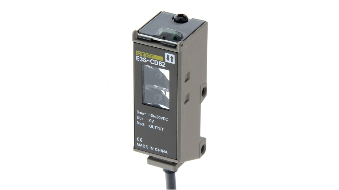 Rs-Online Sensore fotoelettrico Rettangolare Omron a diffusione rilevamento 200 mm uscita PNP/NPN