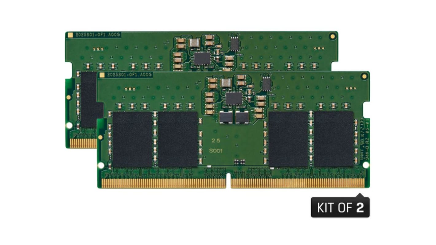 Kingston Arbeitsspeicher für Laptop, 16 GB, 4800MHz DDR5, Nein SODIMM