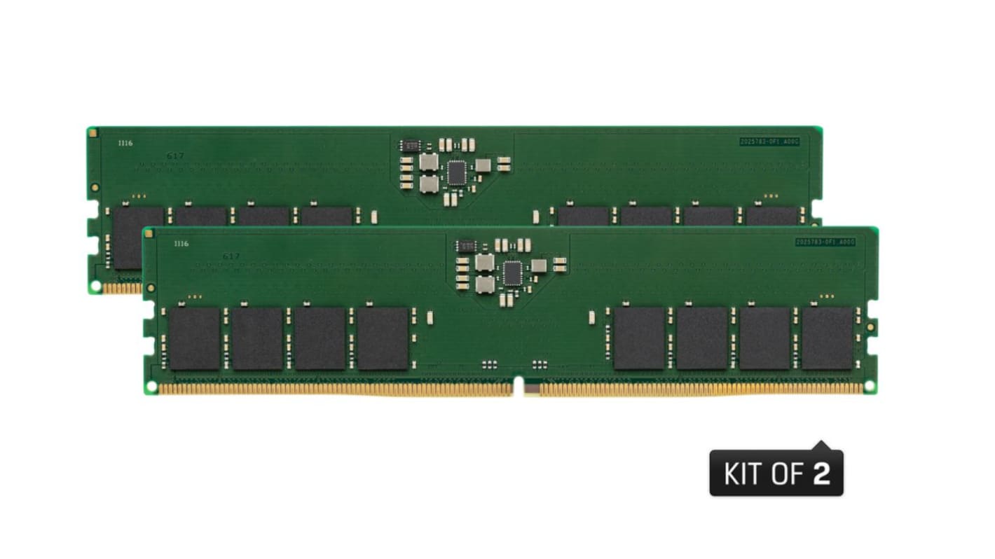 Kingston 32 GB DDR5 Desktop RAM, 4800MHz, DIMM, 1.1V