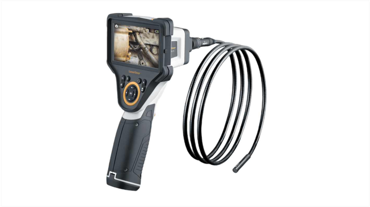 Laserliner VideoFlex HD Duo 092.980H 7.9mm probe Inspection Camera, 3m Probe Length, 1280 x 720pixels Resolution, LED