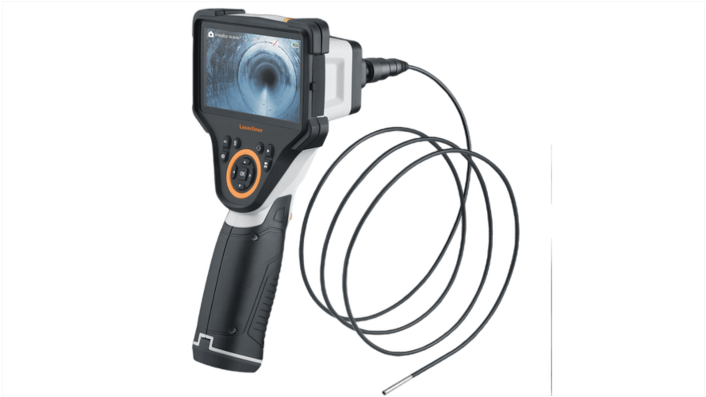 Laserliner VideoFlex HD Micro 092.981H 3.9mm probe Inspection Camera, 2m Probe Length, 1280 x 720pixels Resolution, LED
