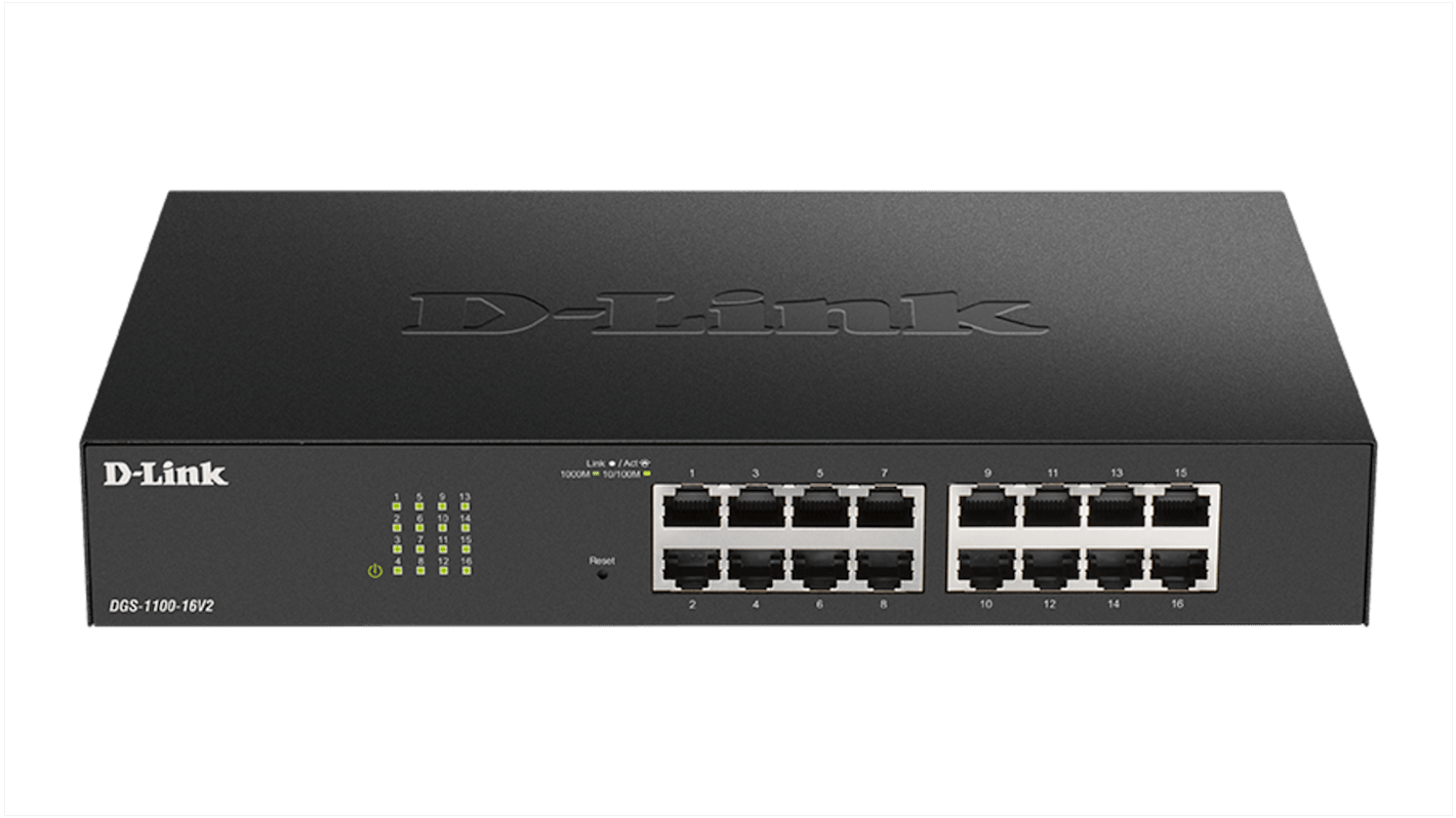 D-Link DGS-1100-16V2 Gigabit-Switch PoE 16-Port Managed, Smart UK