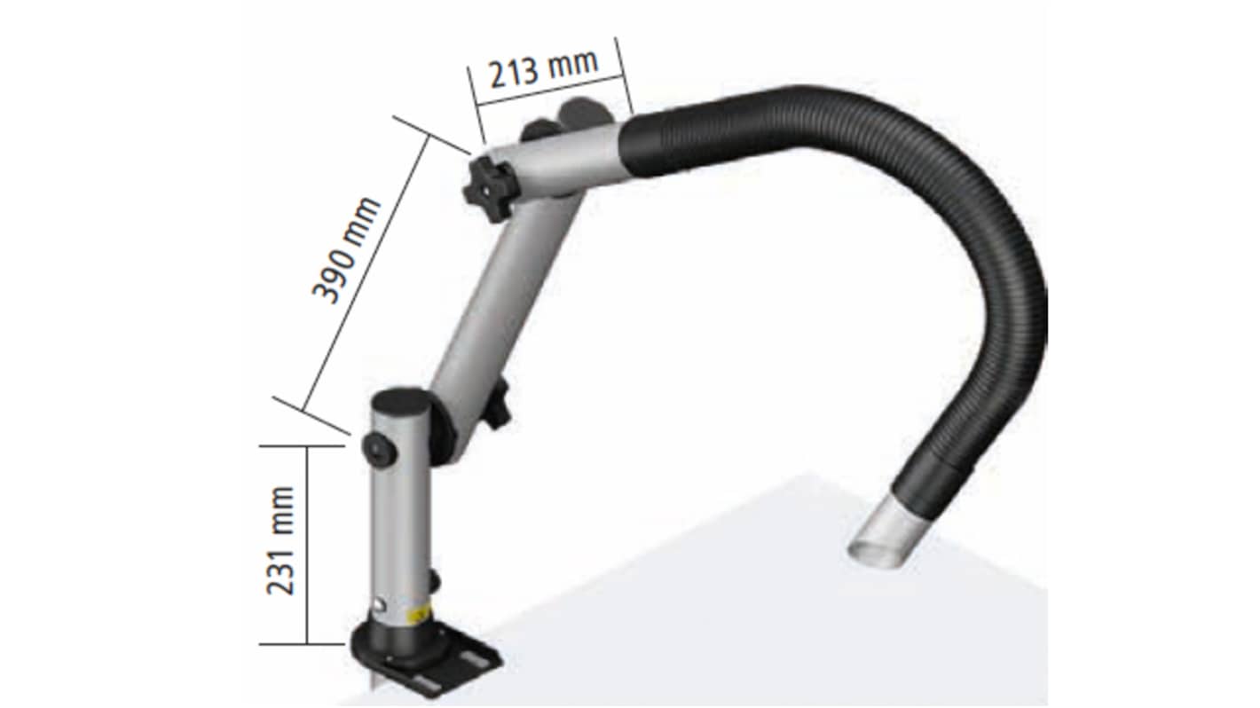 Weller T0053657999N WF Fume Extraction Arm for use with Solder Fume Extraction