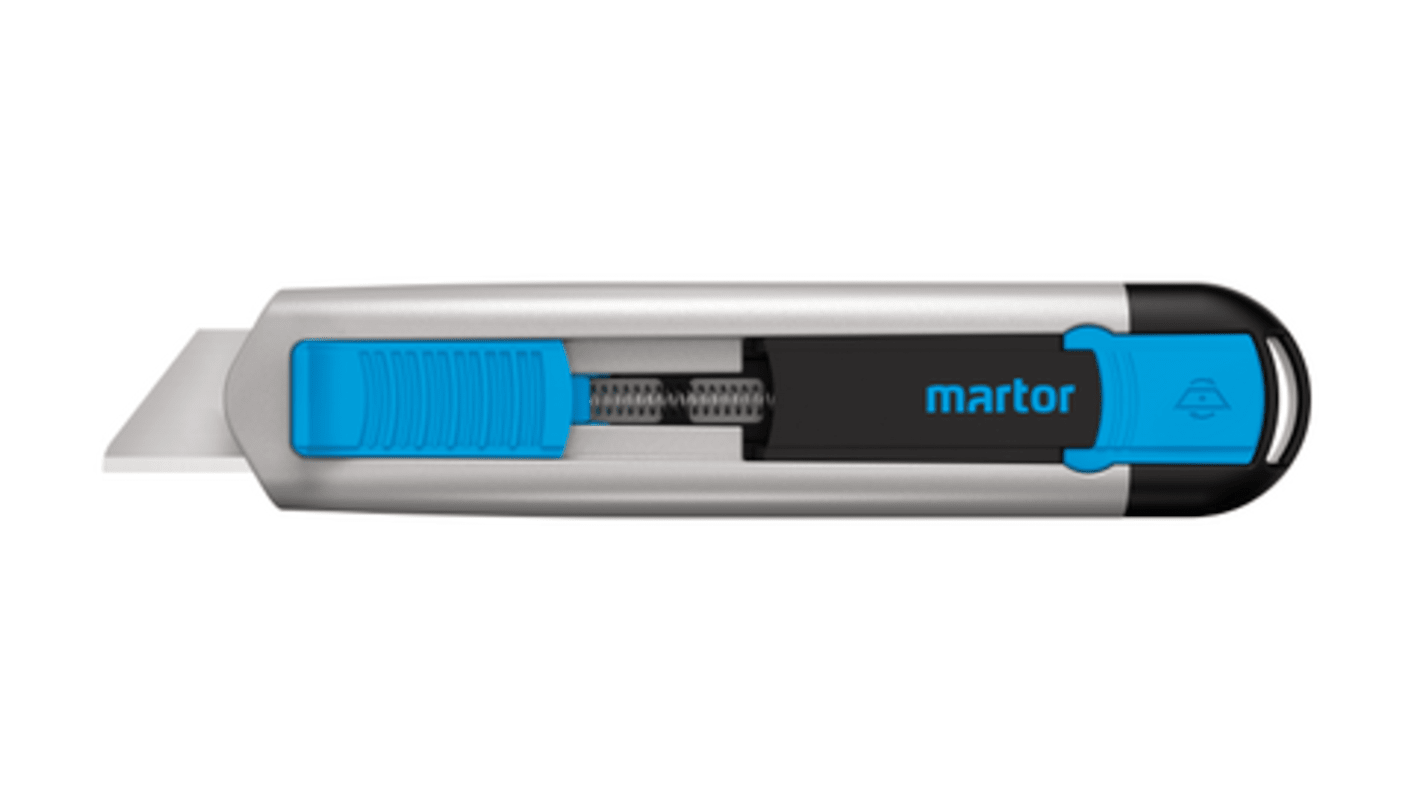 Taglierino di sicurezza MARTOR, lama Lama per coltello di sicurezza, Retrattile, L. 143mm