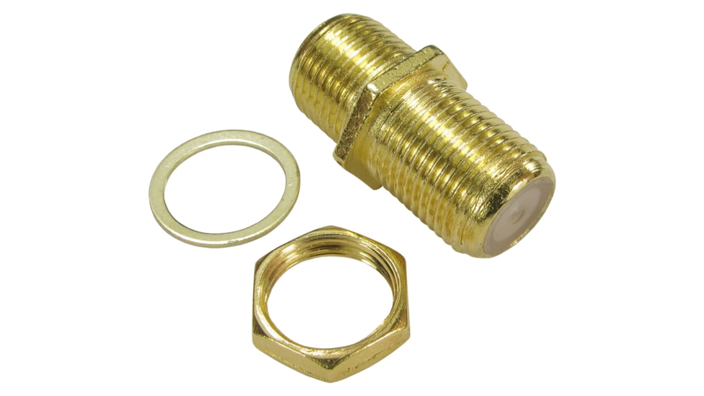 RS PRO Adapter, Typ F - Typ F, Weiblich - Weiblich, Gerade