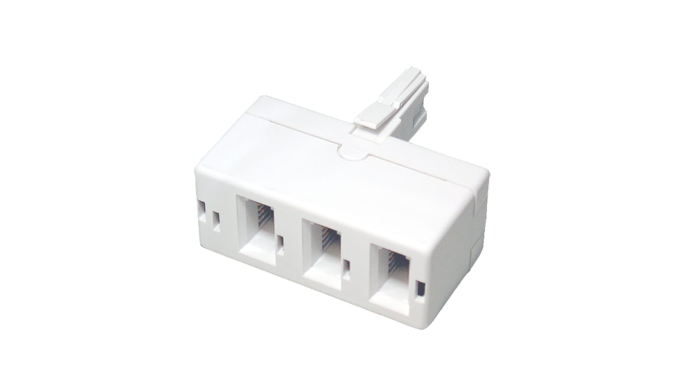 RS PRO Adapter, Adapter, White