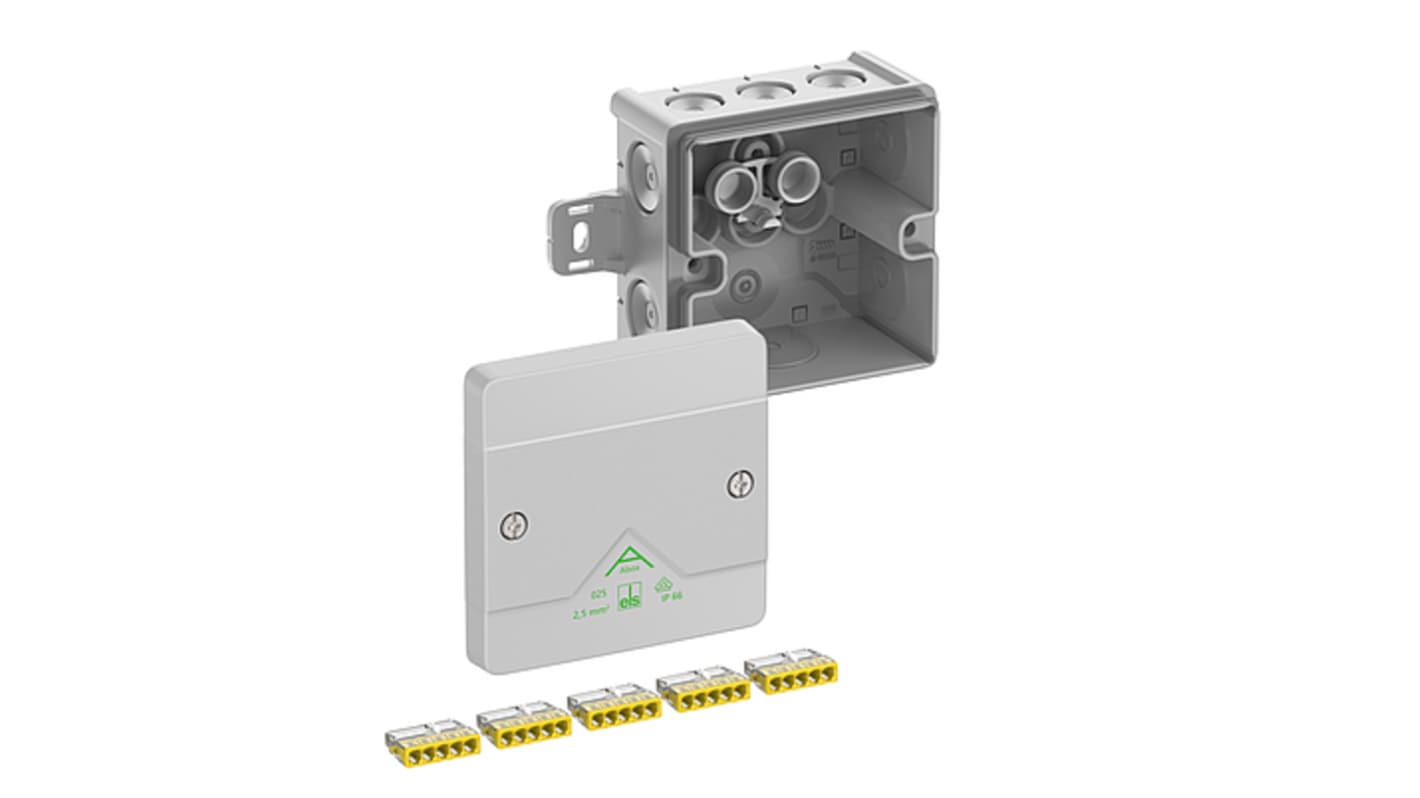 Spelsberg Samleboks Polystyren, IP65, 80 x 80 x 52mm