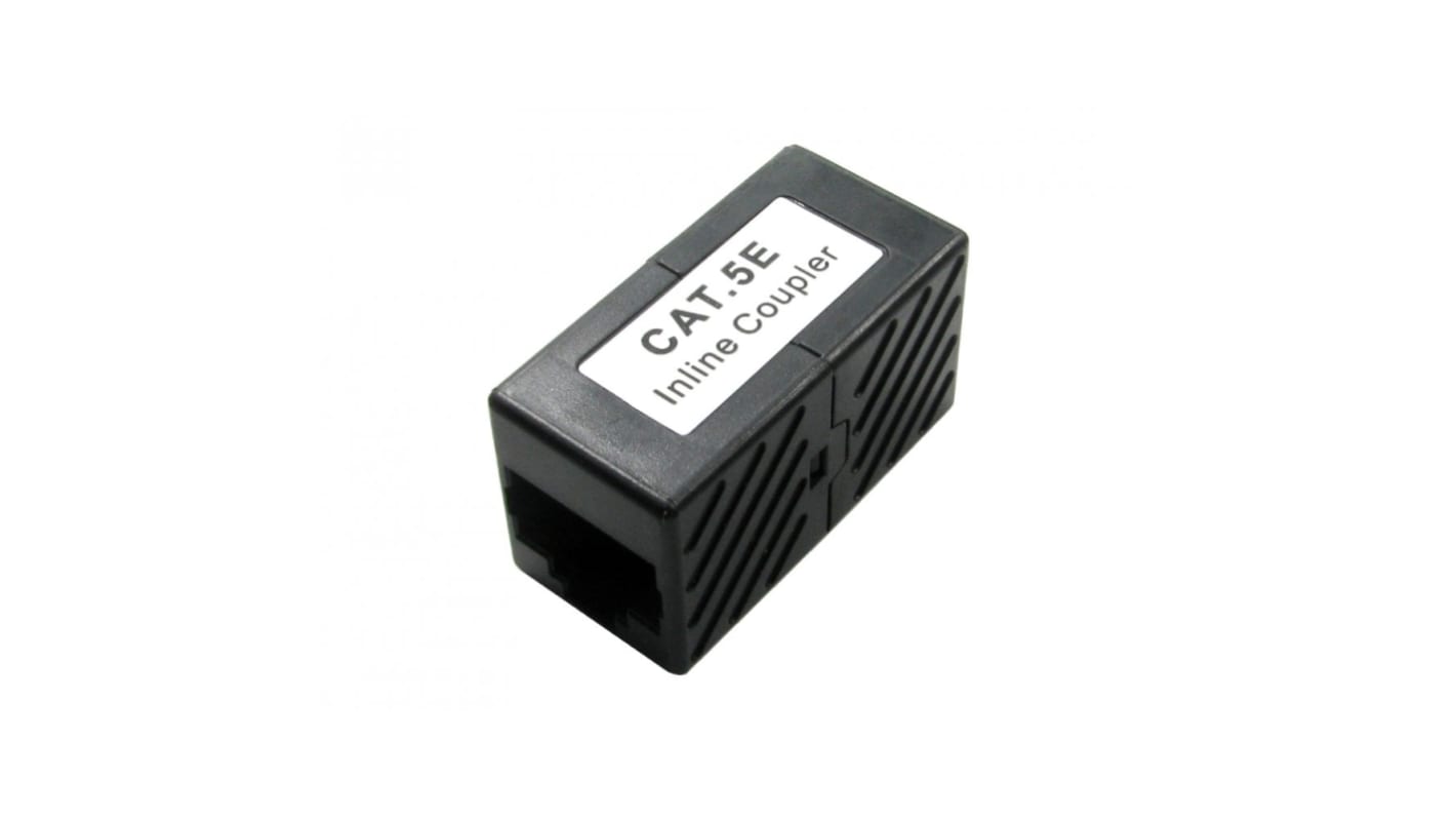 RS PRO Single-Port RJ45 Female Coupler, Cat5e, Unshielded