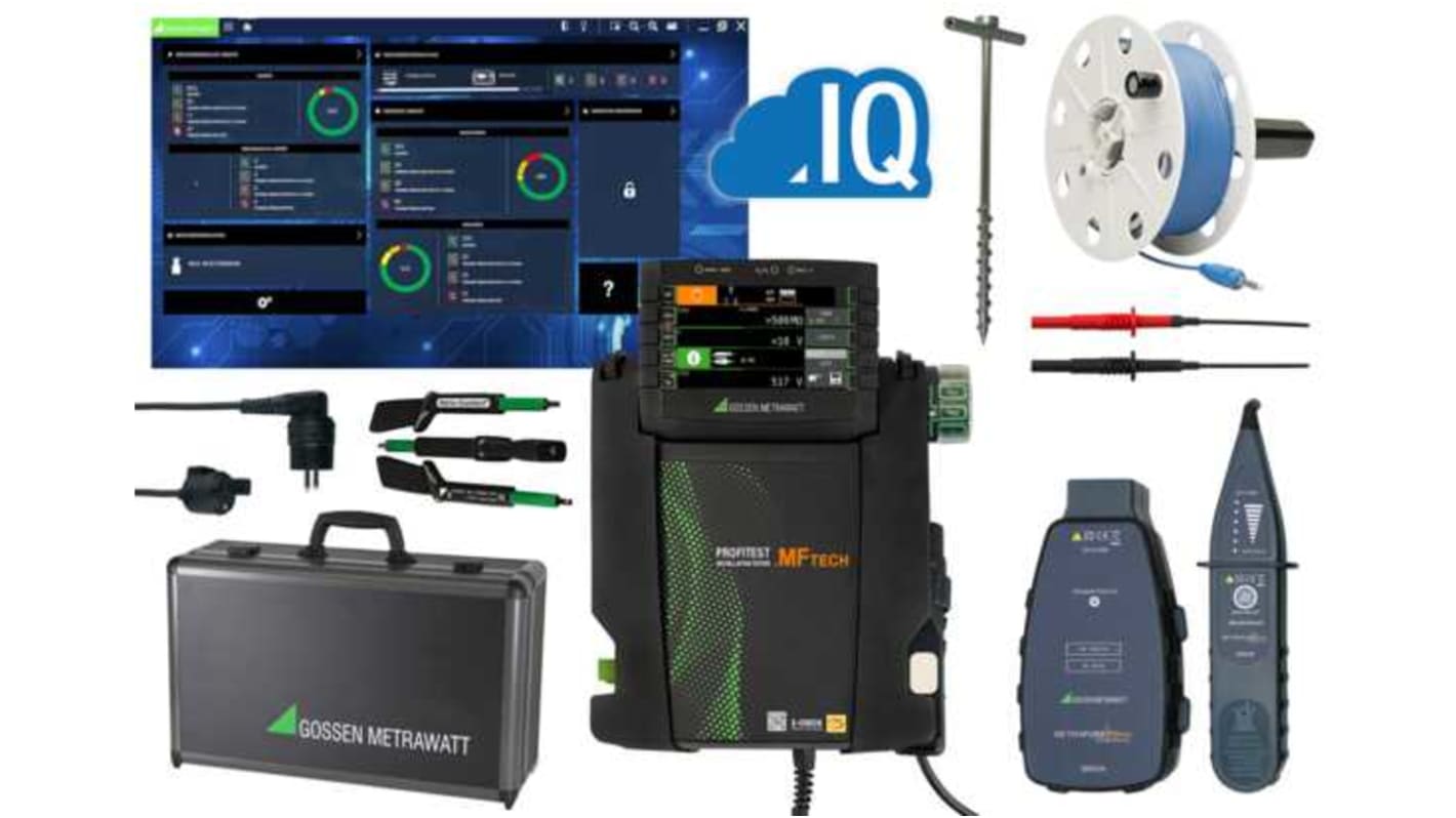Gossen Metrawatt PROFiTEST MF TECH Meister-Set Multifunction Tester, 600V , Earth Resistance Measurement With USB