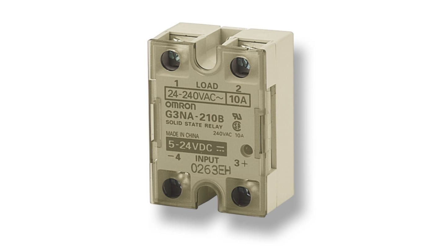 Omron G3NA-290B-UTU-2 5-24VDC Series Solid State Relay, 90 A Load, Surface Mount, 240 V ac Load